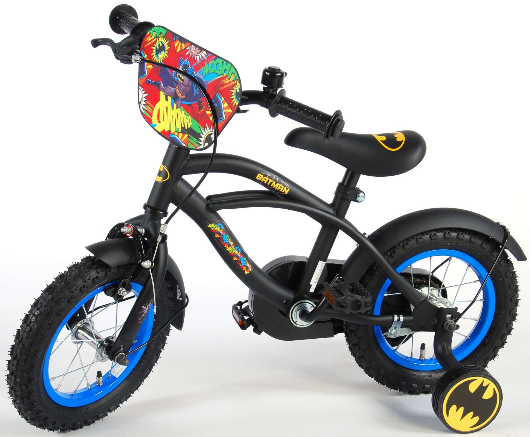 Batman Kinderfiets - Jongens - 12 inch - Zwart - Afbeelding 12