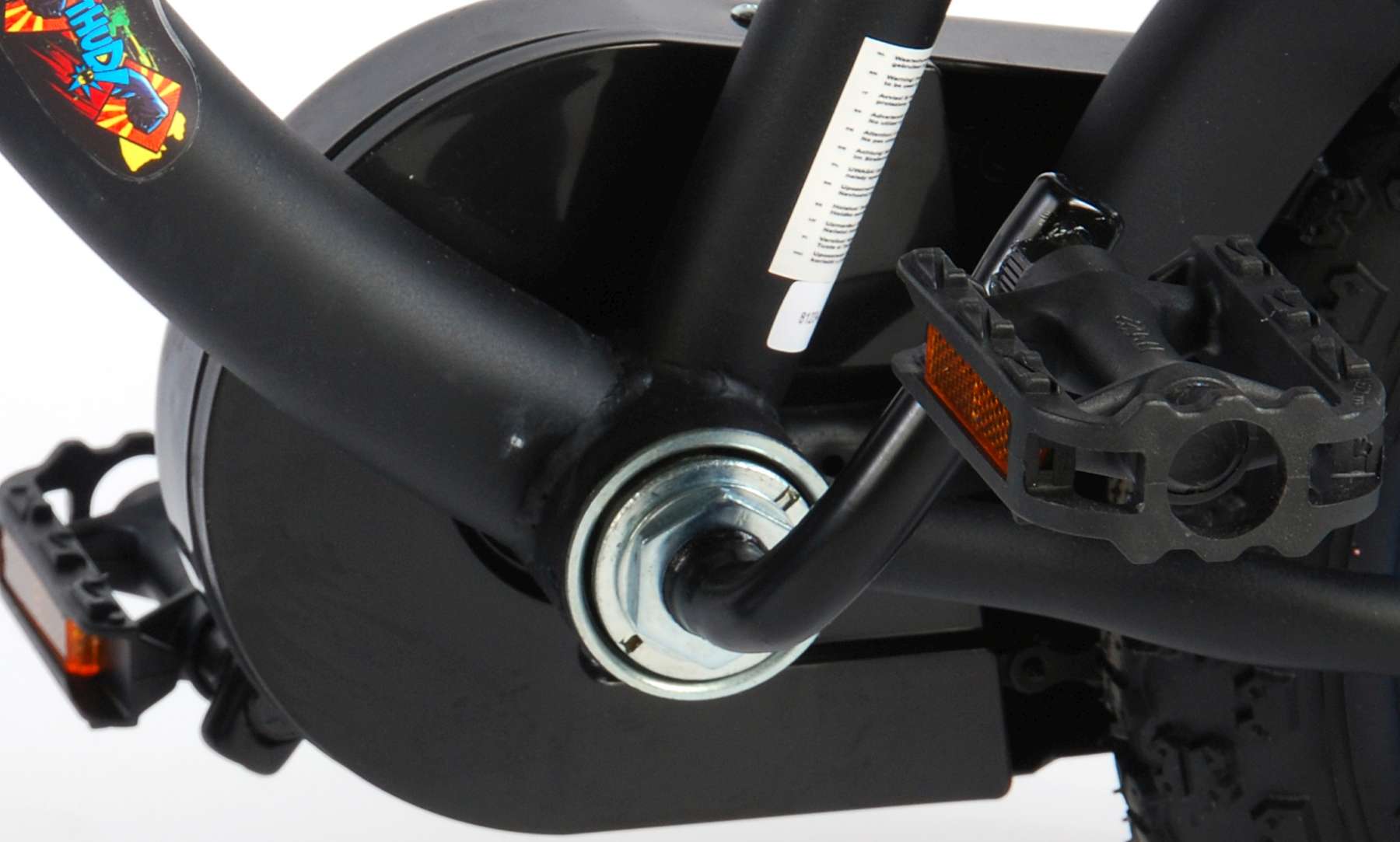 Batman Kinderfiets - Jongens - 12 inch - Zwart - Afbeelding 13
