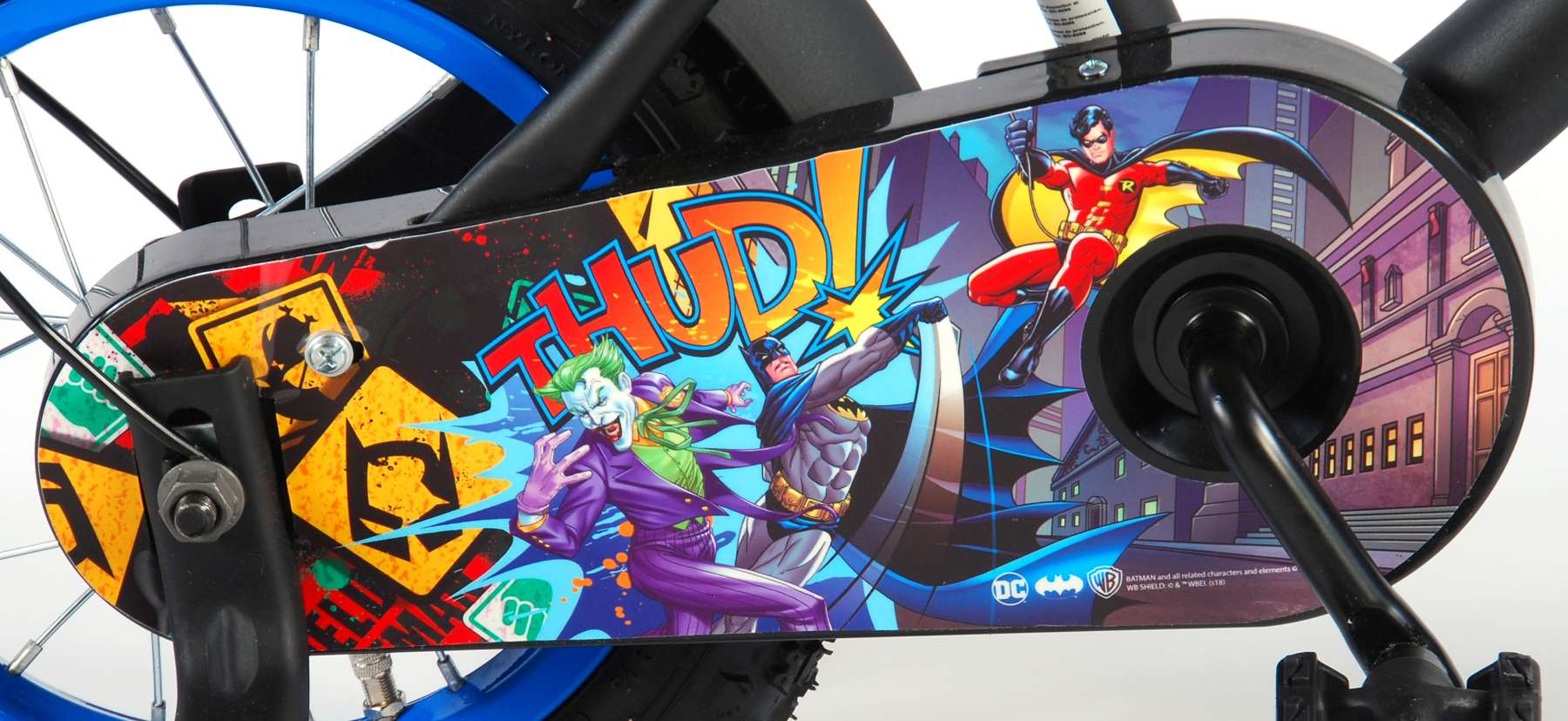 Batman Kinderfiets - Jongens - 12 inch - Zwart - Afbeelding 4