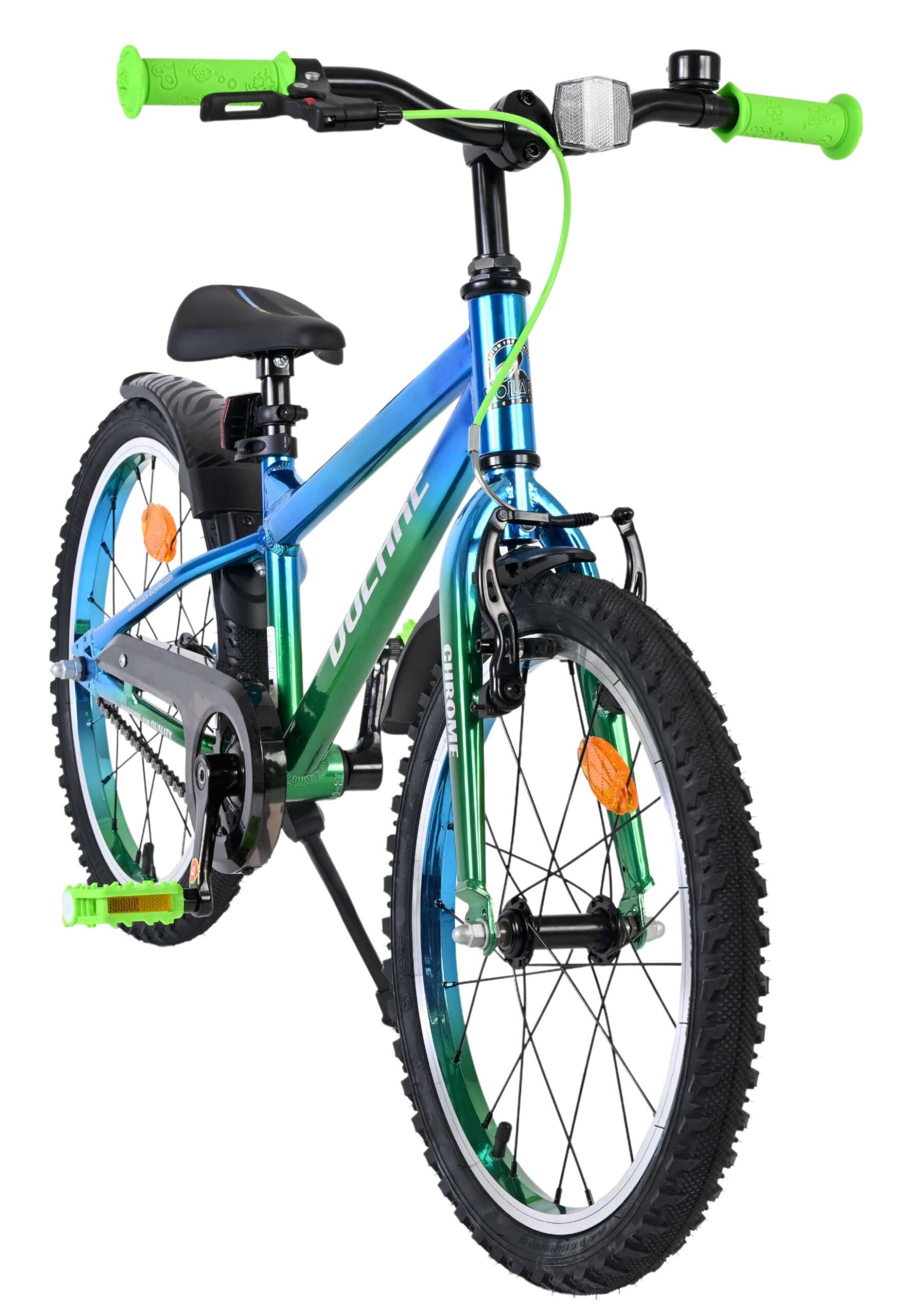 Volare Chrome Kinderfiets - Jongens - 18 inch - Blauw Groen - Afbeelding 5