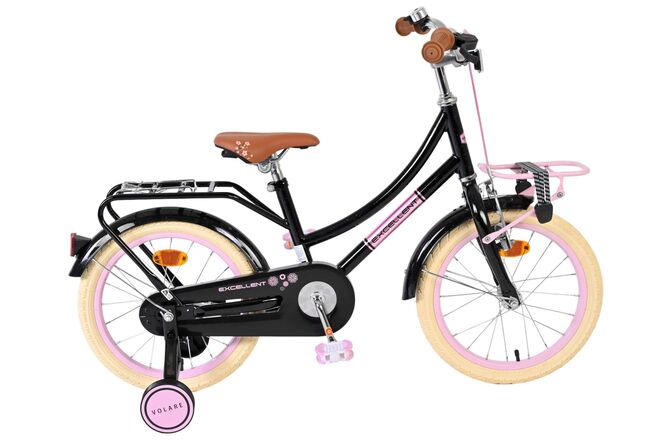 Volare Excellent Kinderfiets - Meisjes - 16 inch - Zwart