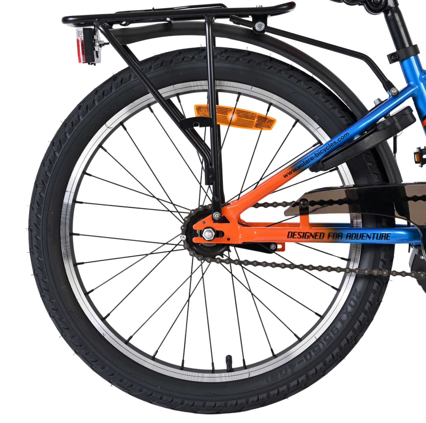 Volare Explorer Kinderfiets - Jongens - 20 inch - Blauw Oranje - Afbeelding 2