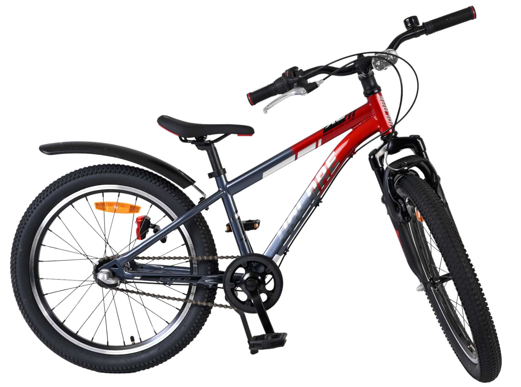 Volare XC Race Kinderfiets - 20 inch - Rood Grijs - Shimano Nexus 3 - Afbeelding 11