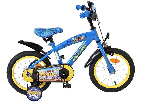 Paw Patrol -Rubble & Crew - Kinderfiets - Jongens - 14 inch - Blauw