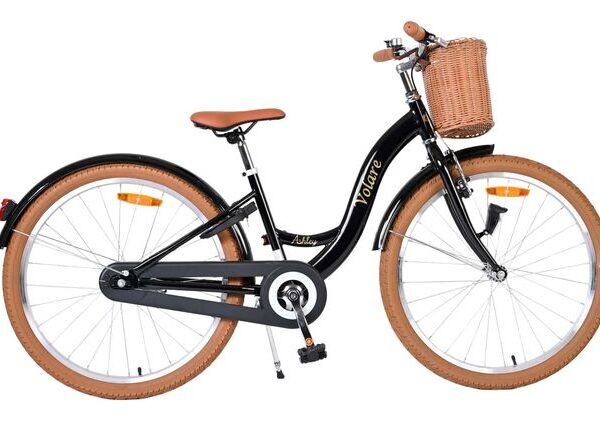 Volare Ashley Kinderfiets - Meisjes - 24 inch - Zwart