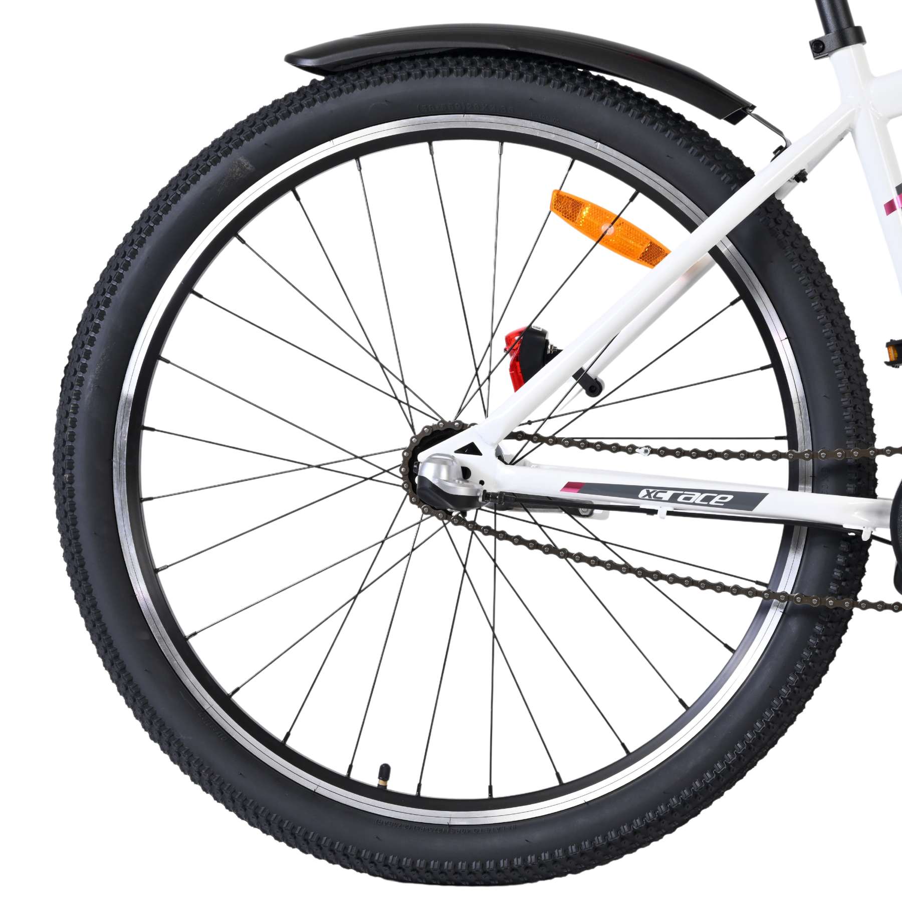 Volare XC Race Kinderfiets - 26 inch - Wit Roze - Shimano Nexus 3 - Afbeelding 2