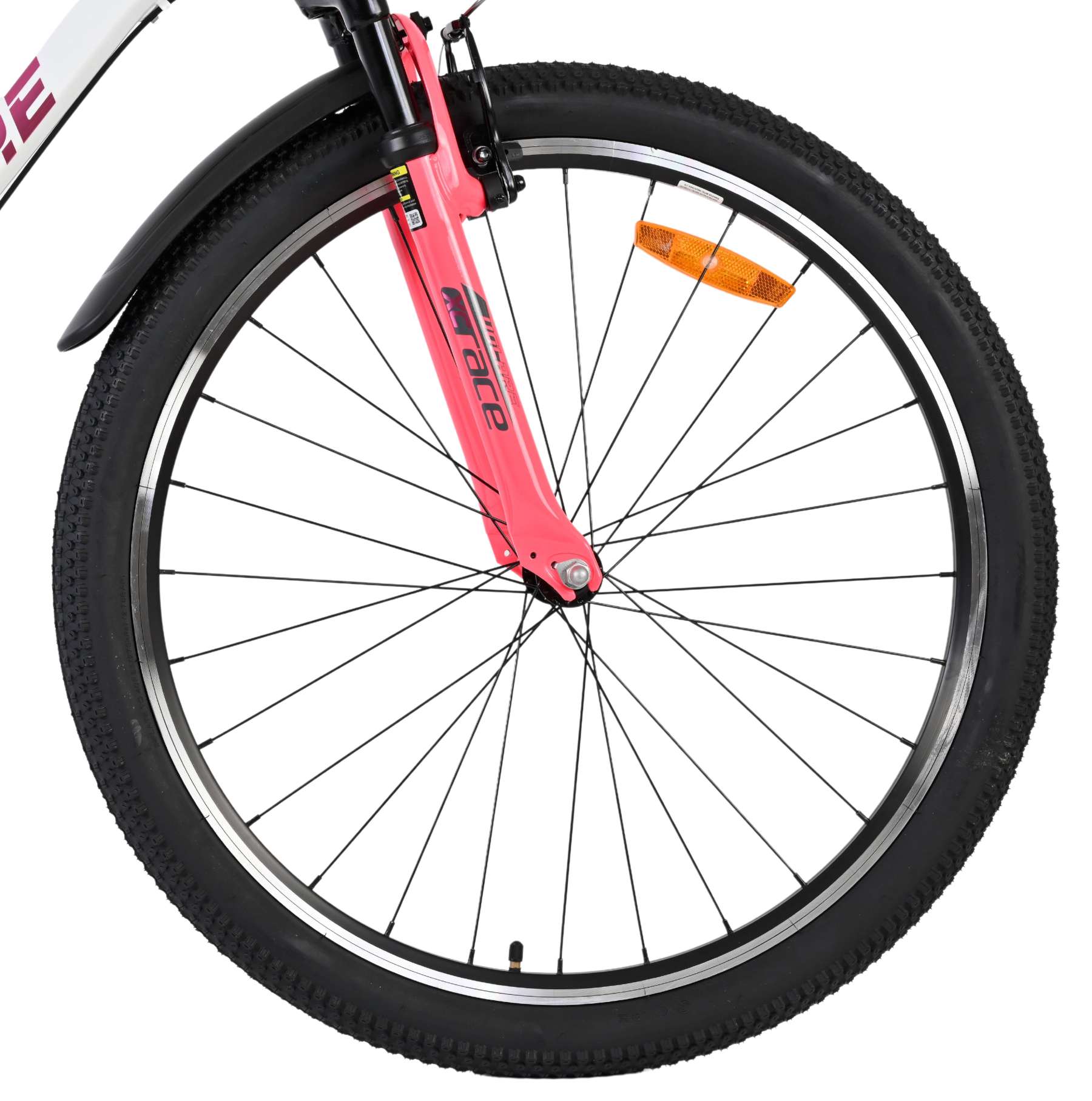Volare XC Race Kinderfiets - 26 inch - Wit Roze - Shimano Nexus 3 - Afbeelding 3