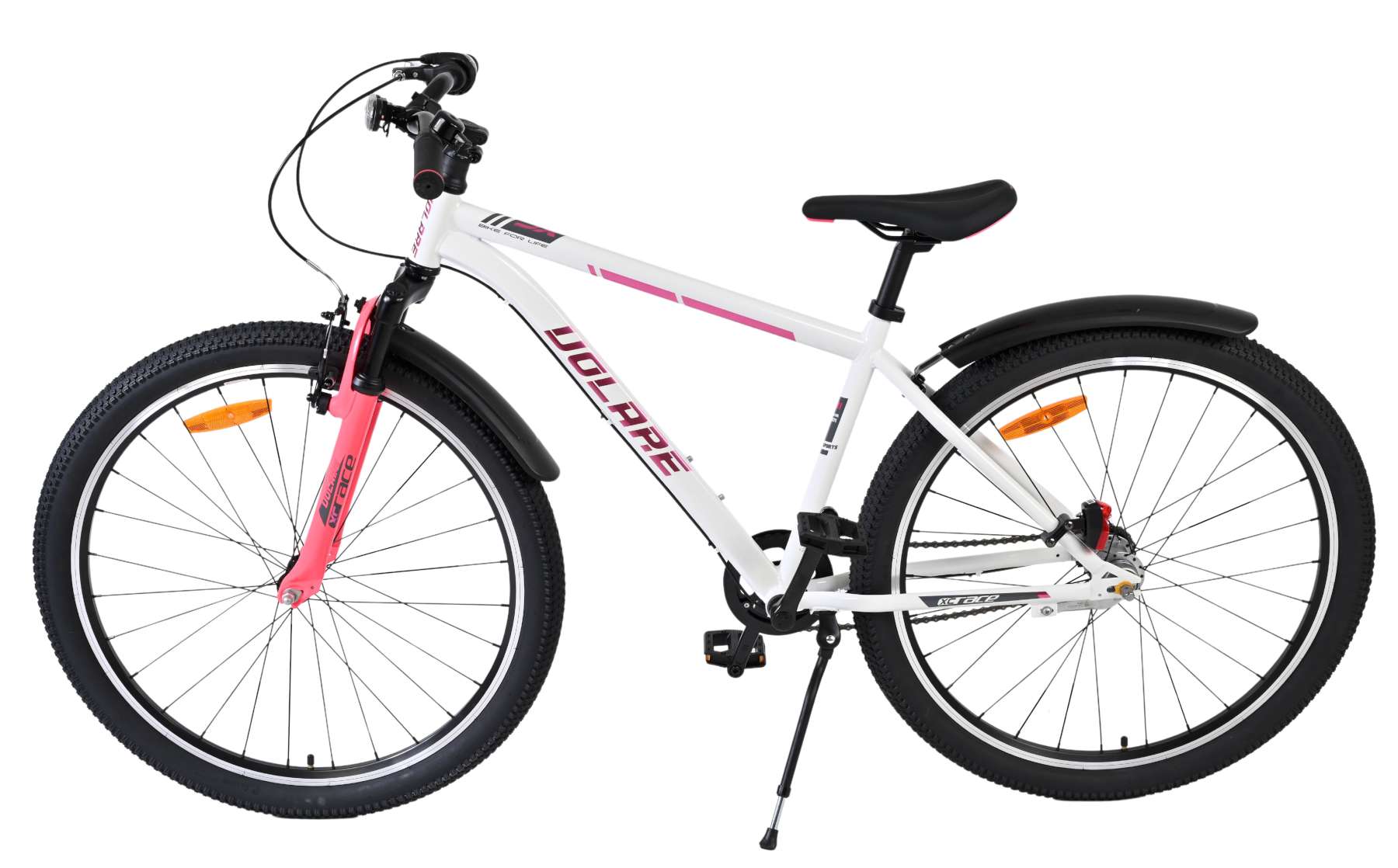Volare XC Race Kinderfiets - 26 inch - Wit Roze - Shimano Nexus 3 - Afbeelding 8