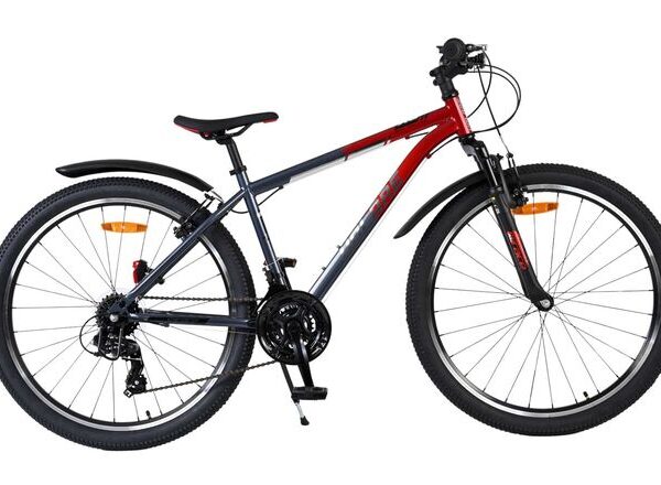 Volare XC Race Kinderfiets - 26 inch - Rood Grijs - 21 versnellingen