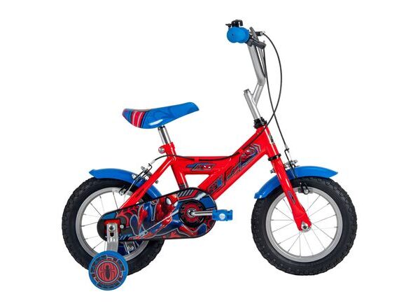Spider-Man Kinderfiets - Jongens - 12 inch - Rood Blauw - Twee handremmen