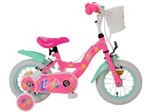 Barbie Kinderfiets - Meisjes - 12 inch - Roze - Twee handremmen