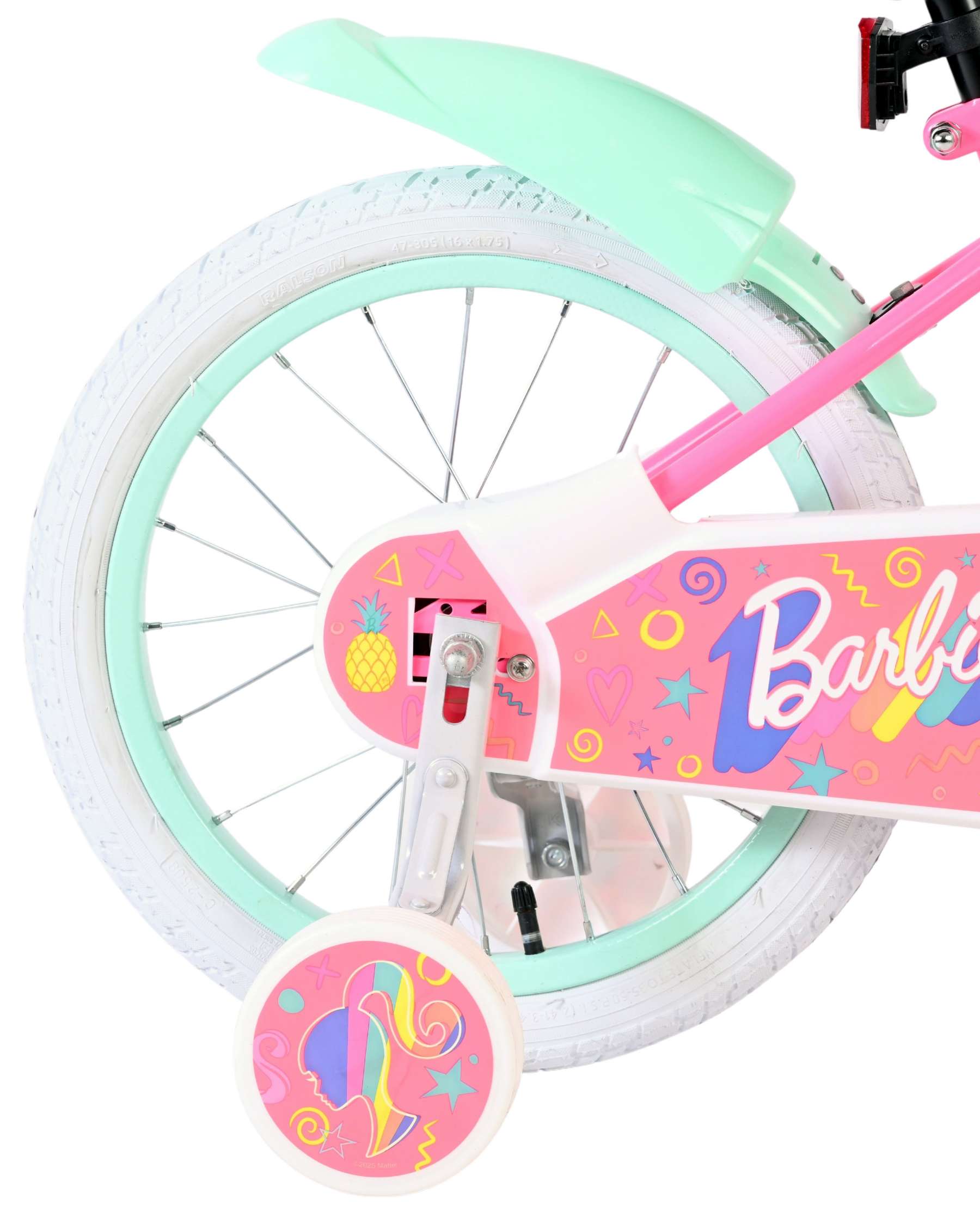 Barbie Kinderfiets - Meisjes - 16 inch - Roze - Afbeelding 2