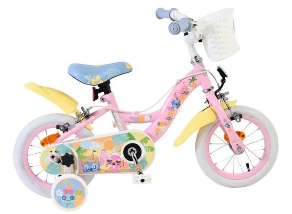 Koala Kinderfiets - Meisjes - 12 inch - Roze - Twee handremmen