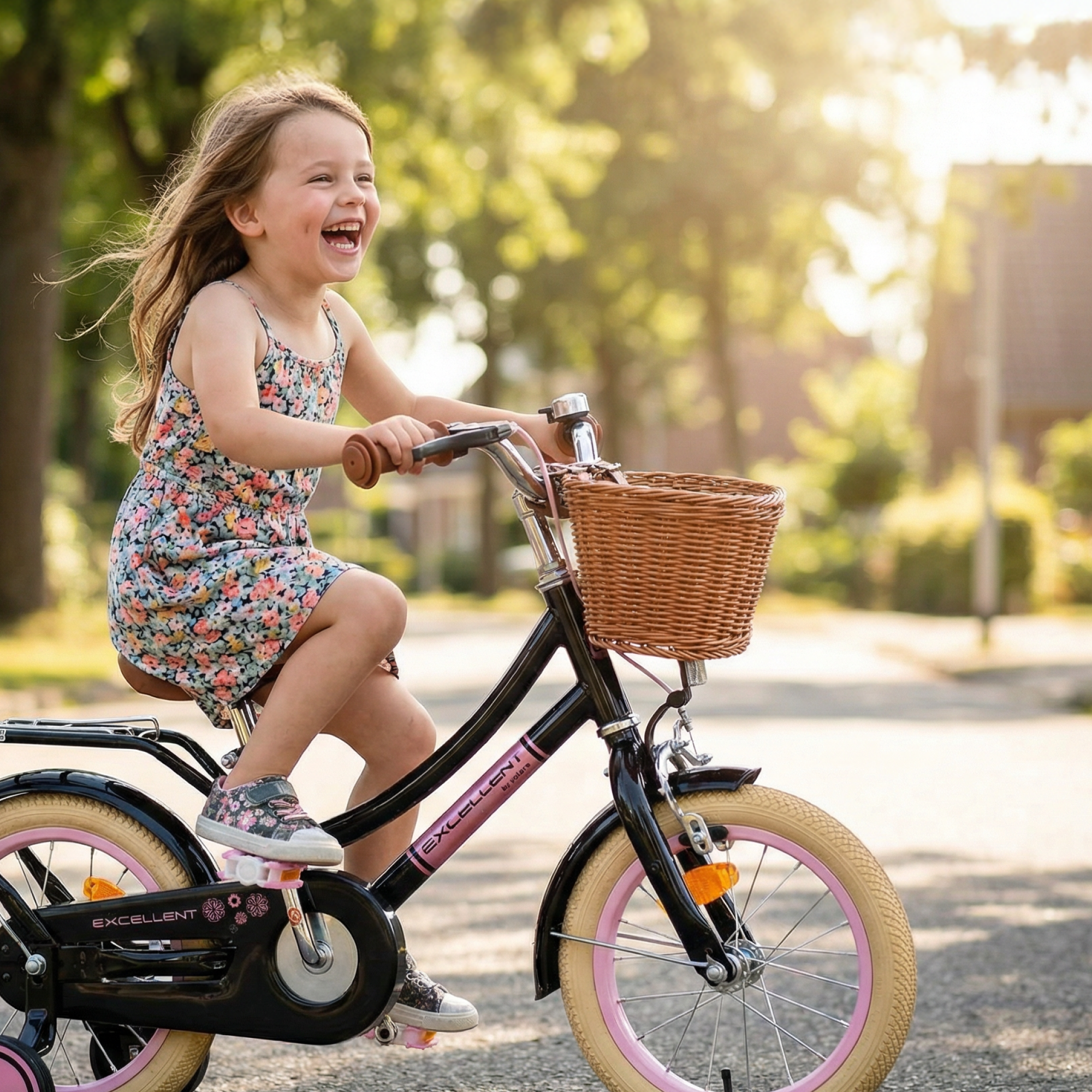 Volare Excellent Kinderfiets - Meisjes - 12 inch - Roze - Afbeelding 2