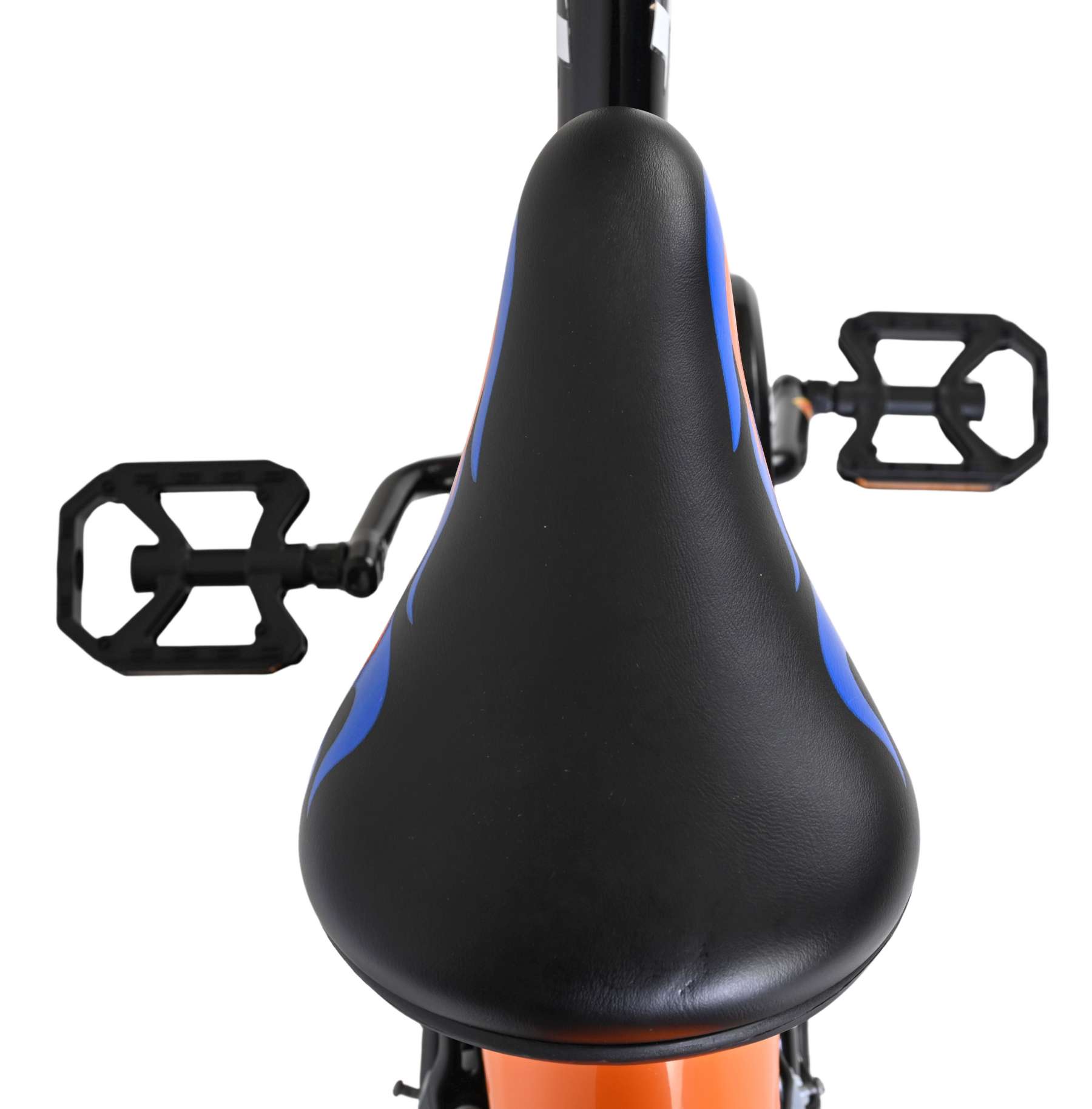Hot Wheels Kinderfiets - Jongens - 16 inch - Zwart Oranje Blauw - Twee Handremmen - Afbeelding 5