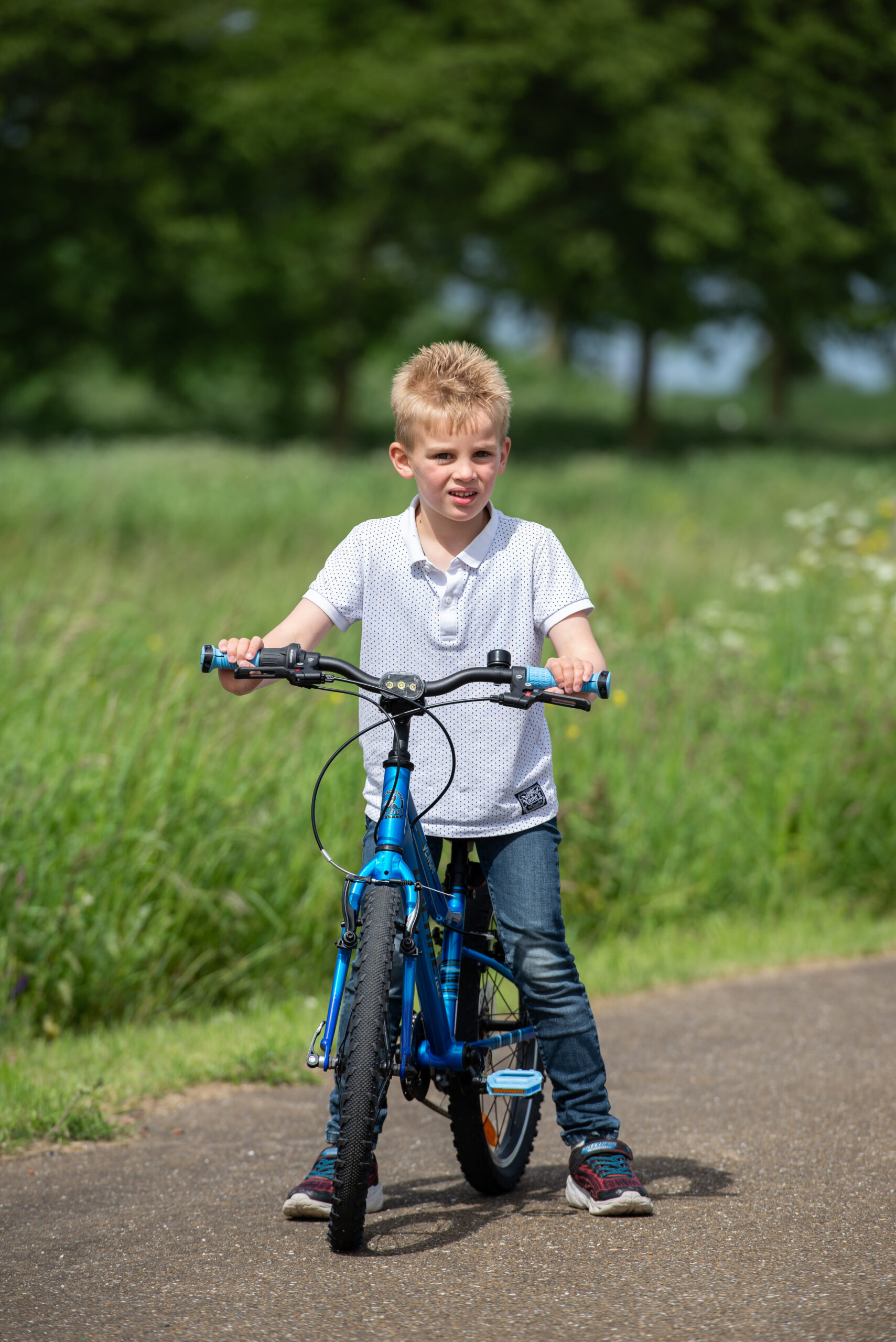 Volare Venom Kinderfiets - Jongens - 16 inch - Blauw - Twee handremmen - Afbeelding 2