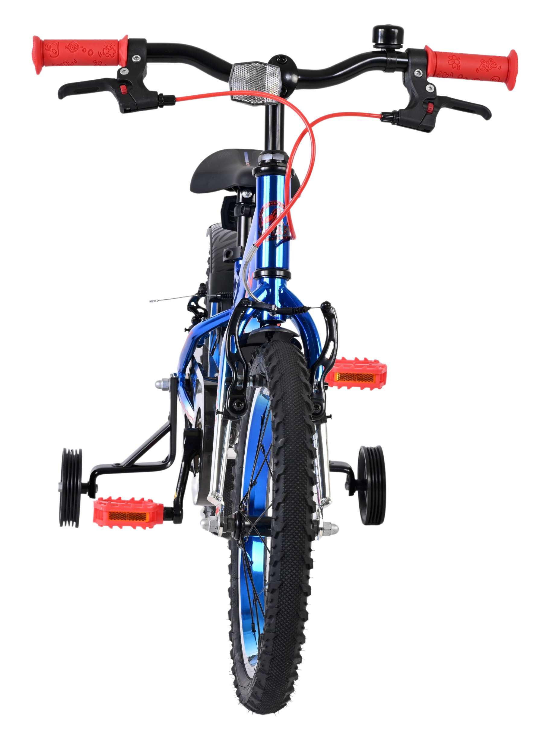 Volare Chrome Kinderfiets - Jongens - 16 inch - Blauw Zilver - Twee Handremmen - Afbeelding 7