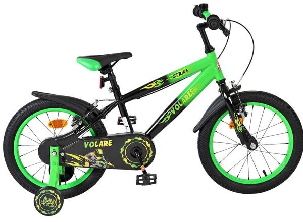 Volare Strike Kinderfiets - Jongens - 16 inch - Groen - Twee handremmen