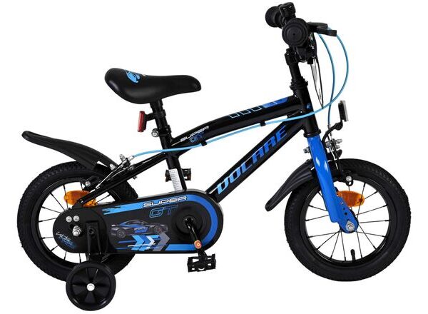 Volare Super GT Kinderfiets - Jongens - 12 inch - Blauw - Twee handremmen