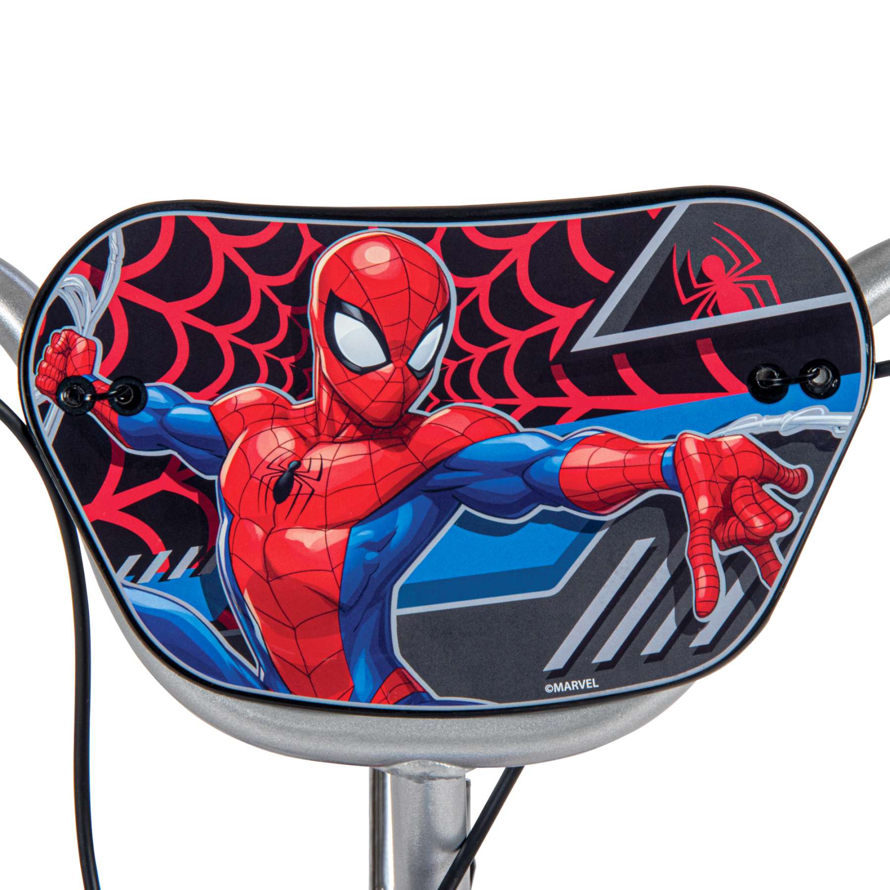 Spider-Man Kinderfiets - Jongens - 14 inch - Blauw Rood - Twee handremmen - Afbeelding 7